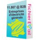 Fichier Entreprises d'électricité générale