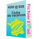 Fichier des clubs de vacances