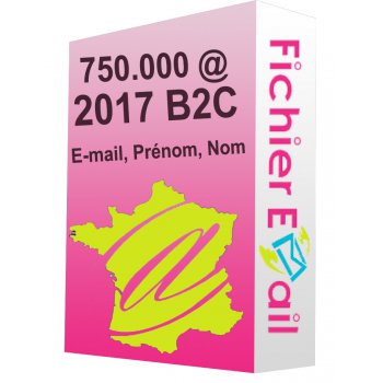 Fichier 2017 : 750.000 Emails France Particuliers Opt-in