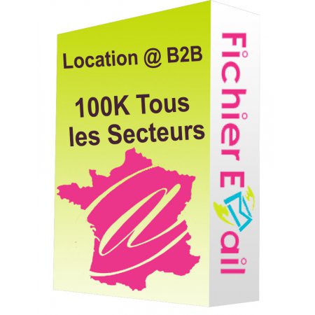 Location de fichier entreprises 100.000 emails