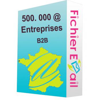 Fichier de 500.000 Emails Entreprises (E-mails uniquement) - France B2B