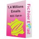 1,4 Millions Emails France Particuliers B2C Opt-in