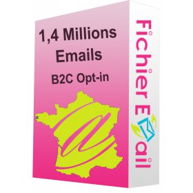 1,4 Millions Emails France Particuliers B2C Opt-in