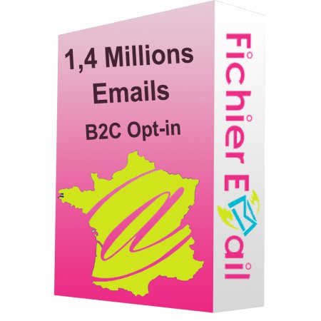 1,4 Millions Emails France Particuliers B2C Opt-in
