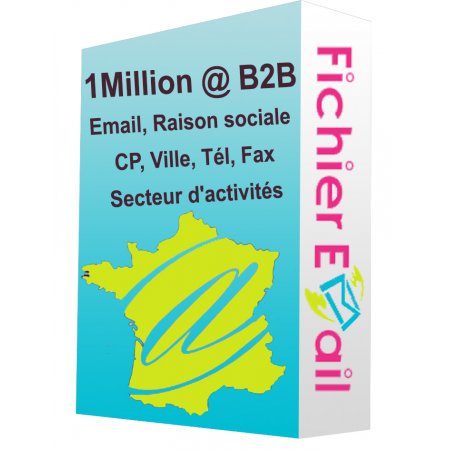 1 Million Emails Entreprise Qualifiés - France B2B