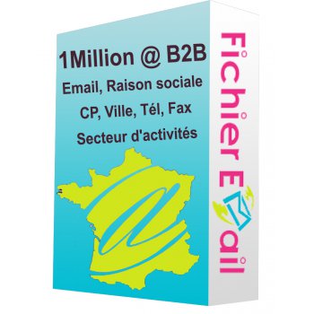 1,4 Million Emails Entreprises Qualifiés - France B2B