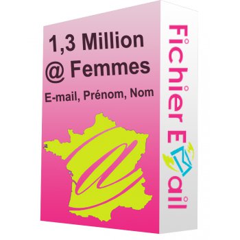 1,3 Million Emails Femmes France B2C